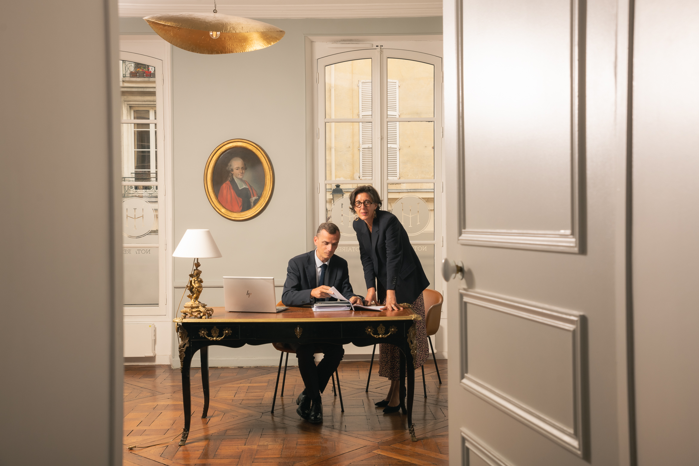 Vue d'un bureau de l'étude HHB
